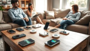 Bases de carga inalámbrica para familias