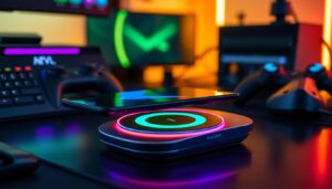 Cargadores inalámbricos para gamers profesionales