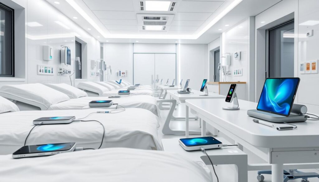 Cargadores inalámbricos para hospitales