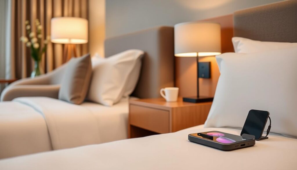 Cargadores inalámbricos para hoteles y alojamientos