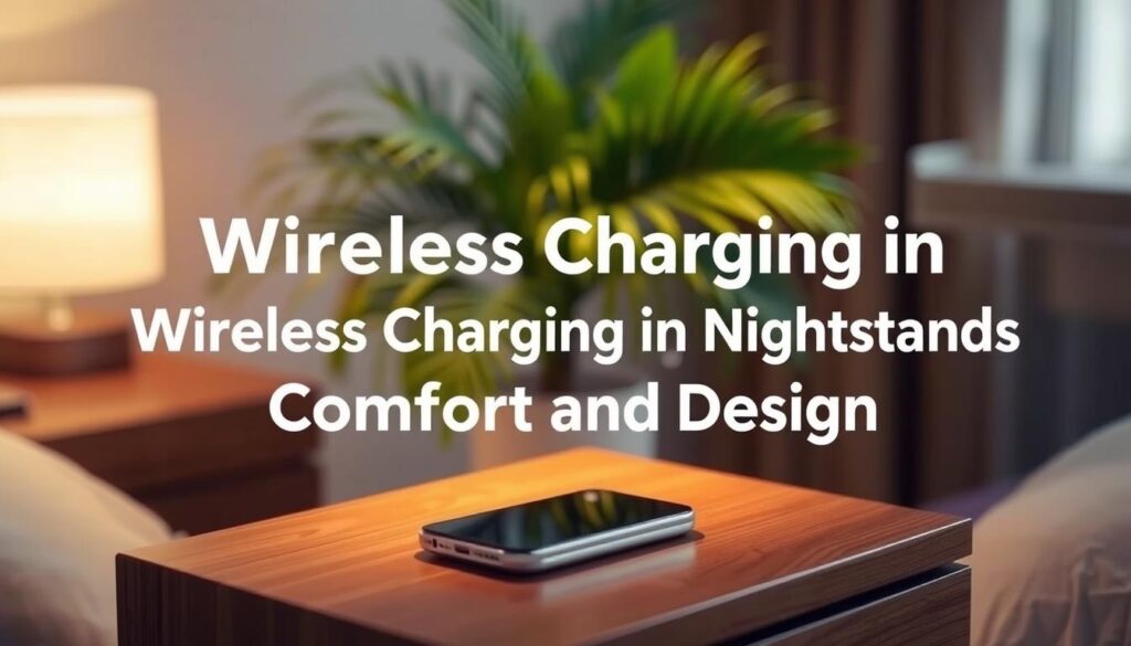 Carga inalámbrica en mesillas de noche