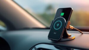 Cargador inalámbrico Qi2 para coche