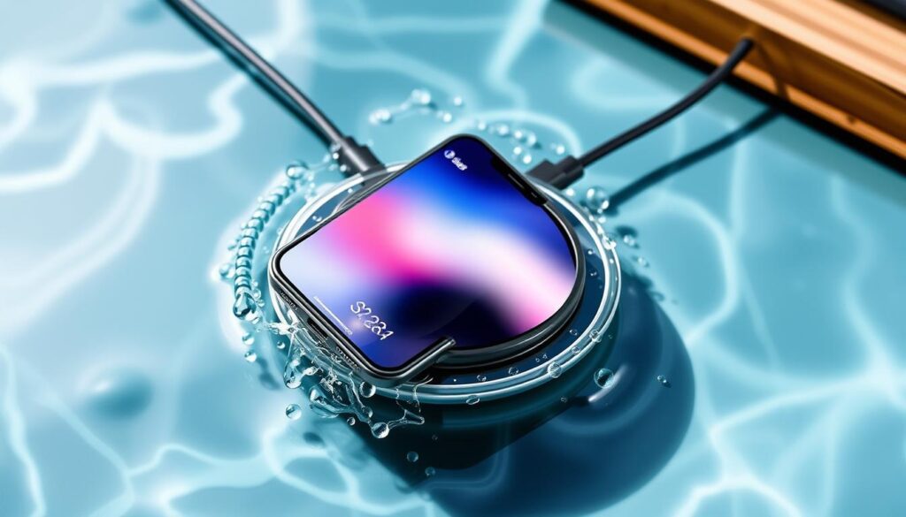 cargador inalámbrico resistente agua ventajas