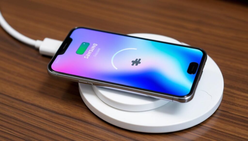 soporte ajustable qi carga inalámbrica