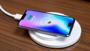 soporte ajustable qi carga inalámbrica