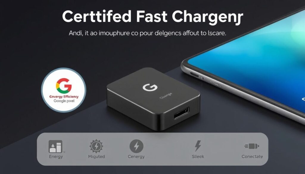 cargador rápido certificado Google Pixel